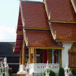 Ein Tempel in Chiang Mai in Thailand