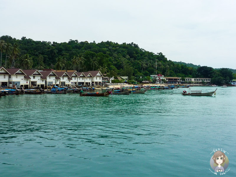 Eine Bucht von Koh Phi Phi Island, Thailand