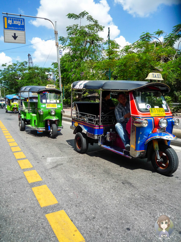 Mit dem Tuktuk durch Bangkok, Thailand