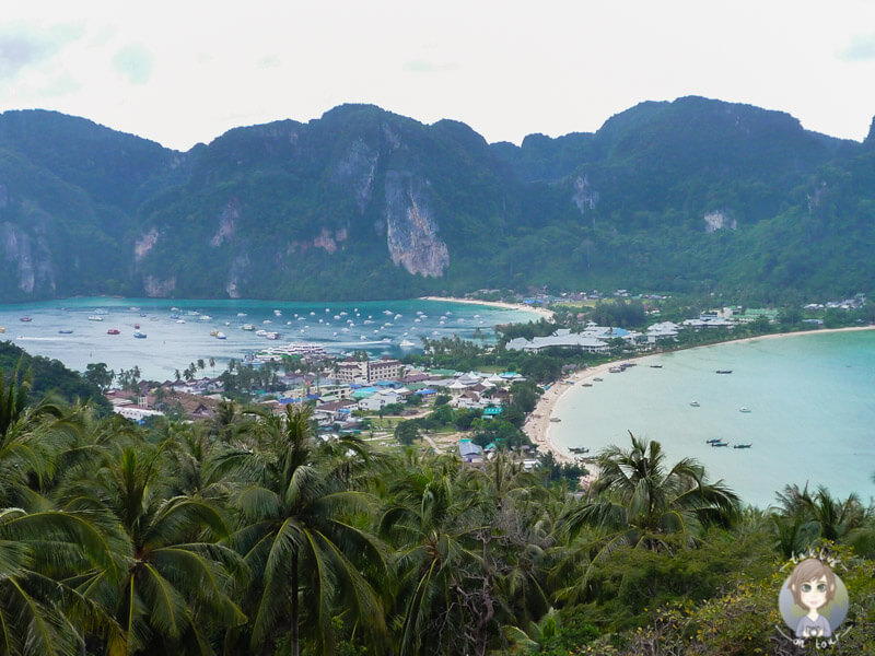 View from the Overlook of Koh Phi Phi, Thailand