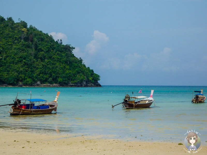 Am Strand von Koh Phi Phi, Thailand