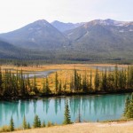 Aussichtspunkt auf den Bow River, Kanada