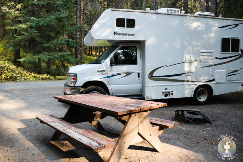 Castle Mountain Campground, Alberta, Kanada