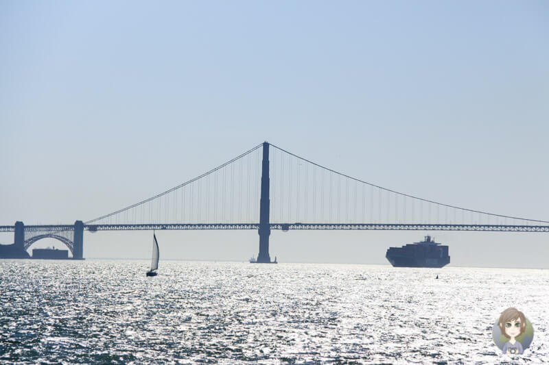 Bay Bridge San Francisco in der Sonne