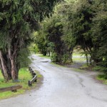 Fahrt über den Boundary Creek DOC Campingplatz am Lake Wanaka