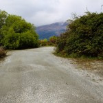 Zufahrt zum kostenlosen Campingplatz am Lake Wakatipu