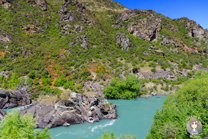 Der Kawarau River Richtung Queenstown