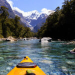 klares Wasser in der Harrisons Cove, auf dem Milford Sound