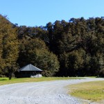 Shelter auf dem Klondyke Corner DOC