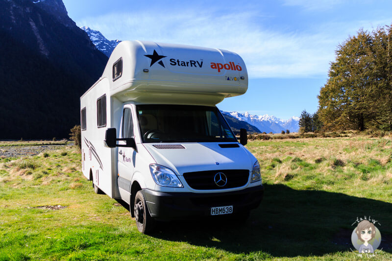 Camping auf dem Mackay Creek DOC