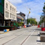 die High Street in Christchurch