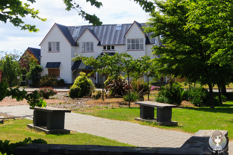 eine Hausruine in Christchurch