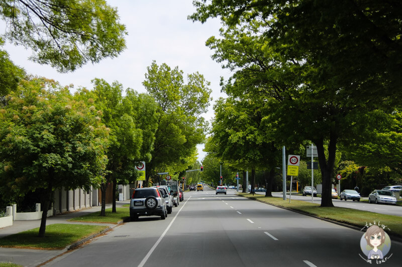 Unsere Fahrt durch Christchurch