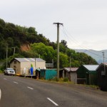 Fischerhäuschen in French Farm, gegenüber von Akaroa