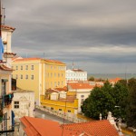 Unser Ausblick von der Ferienwohnung auf Alfama