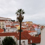 Blick von der großen Aussichtsplattform in Alfama