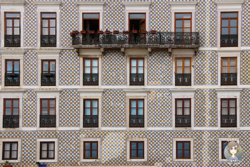 Ein Haus mit Fliesen, Azulejos in Lissabon