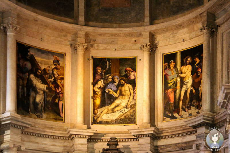 Malereien in der Kirche Santa Maria, Belém in Lissabon