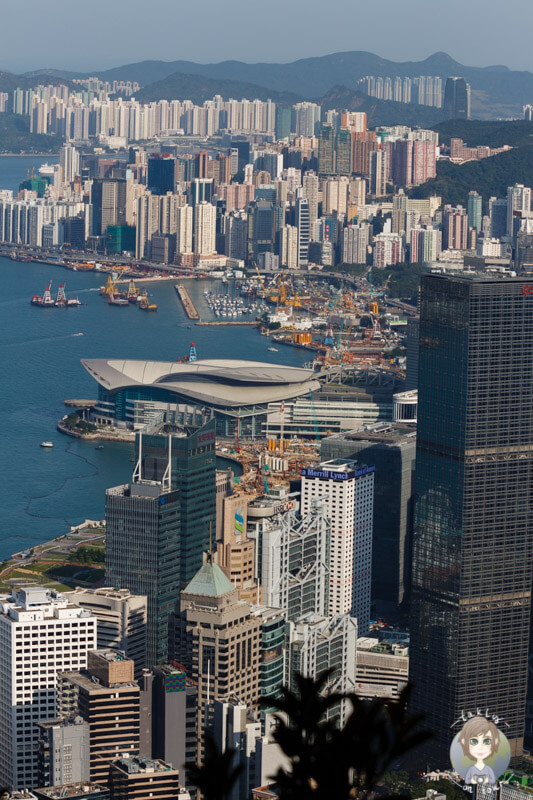 Skyline von Hong Kong vom Peak