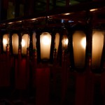 Lampions im Man Mo Tempel in Hong Kong