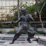 Bruce Lee im Garden of Stars in Kowloon, Hong Kong