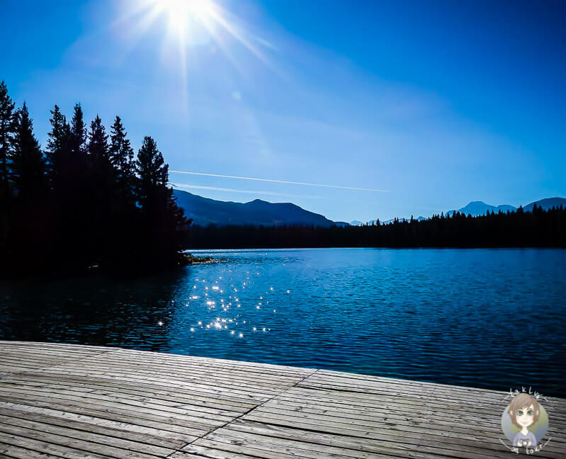 Der Lake Annette in Jasper, Kanada