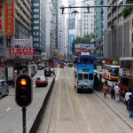 Die Fahrt mit dem Ding Ding in HK Island