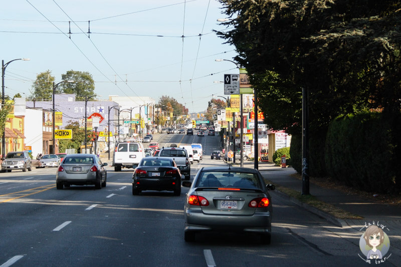 Unsere Fahrt durch Vancouver