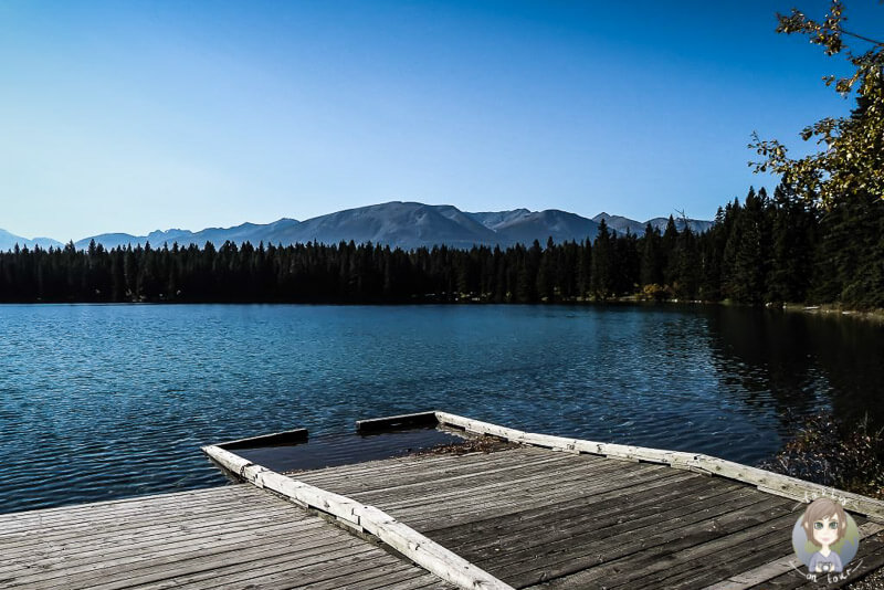 Blick über den Lake Annette, Jasper National Park, Kanada