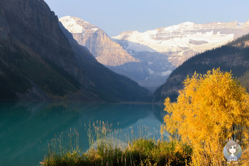 Der Lake Louise im Herbst