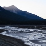 Der fast ausgetrocknete Medicine Lake in Jasper, Kanada