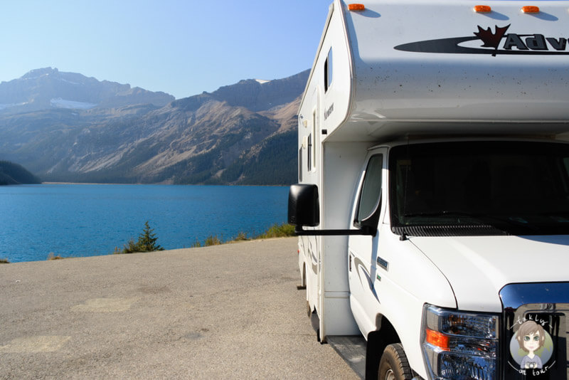 Mit dem Wohnmobil unterwegs auf dem Icefields Parkway in Kanada