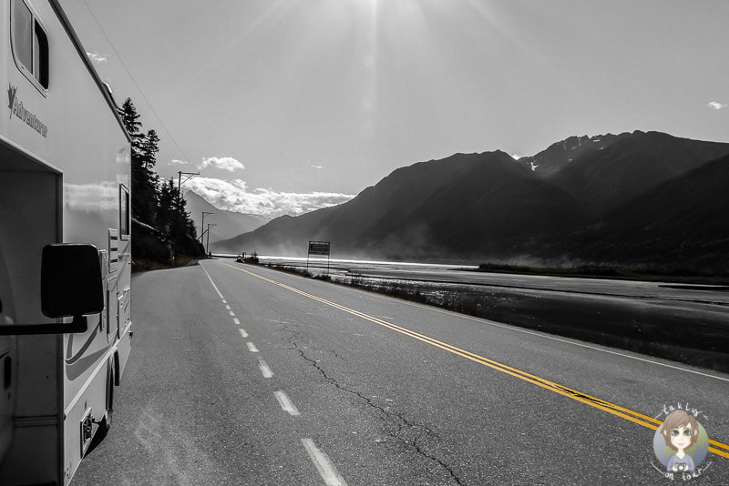 Mit dem Wohnmobil in Kanada, Rast am Lillooet Lake