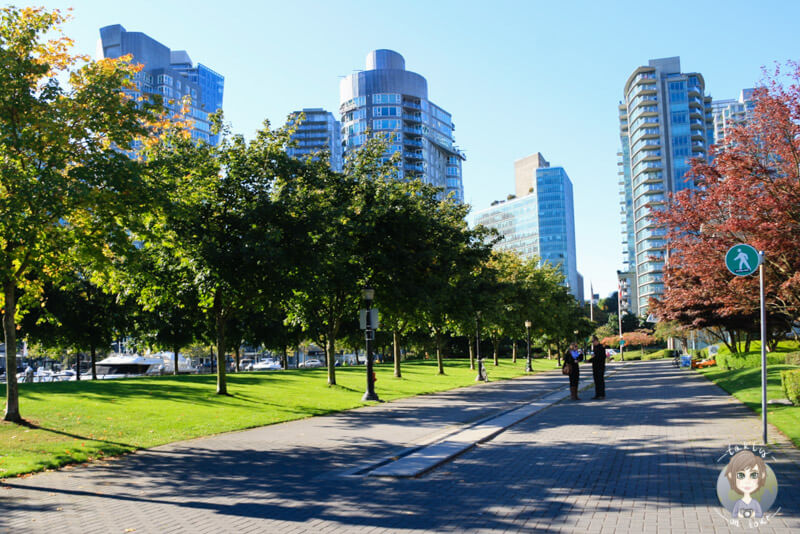 Spaziergang über die Promenade in Vancouver