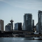 Die Skyline von Vancouver, Kanada