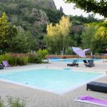 Der schöne Outdoorpool vom CosyCamp, Frankreich