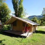 Glamping in Frankreich, Übernachten im Zelt