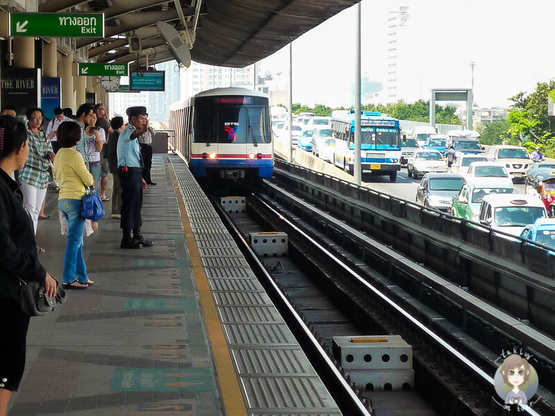 Der Skytrain in Bangkok, Thailand