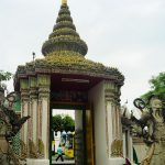 Eingang der Tempelanlgae Wat Pho, Bangkok