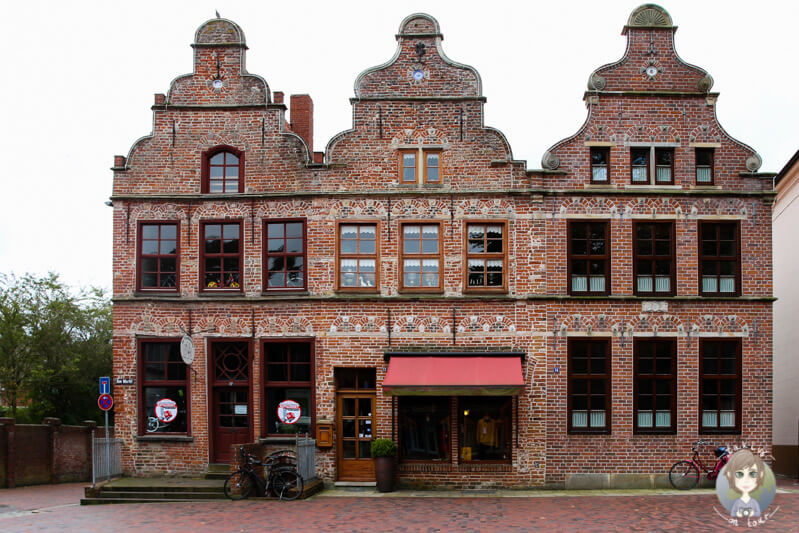 Schöne, historische Häuse in Norden, Ostfriesland