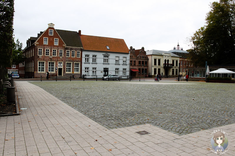 Der Marktplatz von Norden, Ostfriesland