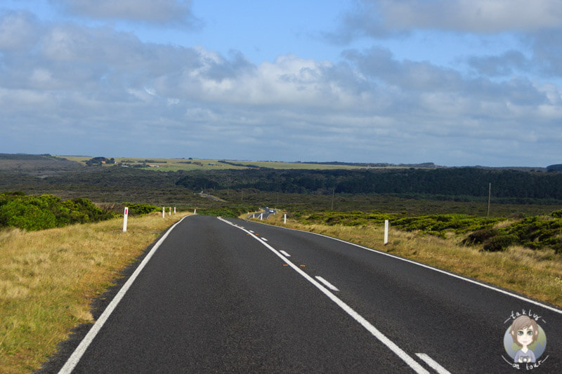 Auf der Fahrt Richtung Port Campbell, Victoria, Australien