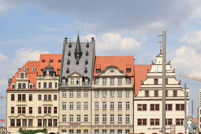 Am Marktplatz in Leipzig