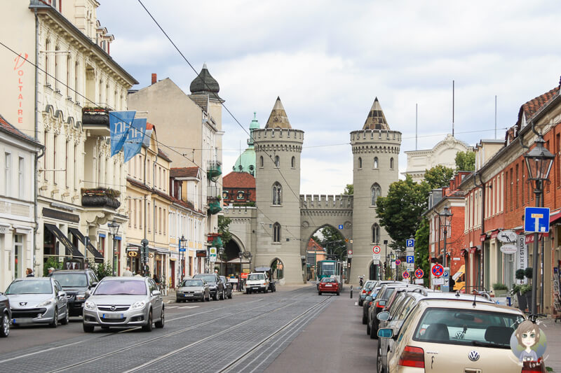 Blick auf das Nauener Tor in Potsdam