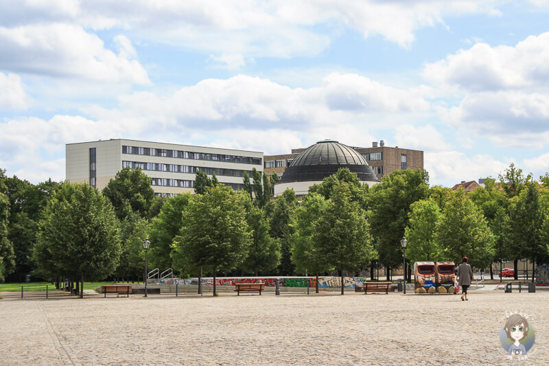 Der Bassinplatz in Potsdam, Deutschland