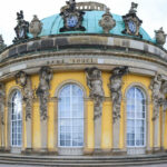 Die Südseite des Schloss Sanssouci in Potsdam