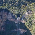 Blick vom Govetts Leap Lookou auf die Govetts Leap Falls