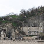 Blick auf die Gellért Hill Cave in Budapest