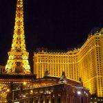 Blick auf das Hotel Paris in Las Vegas