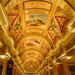 Die Decke im Hotel Venetian in Las Vegas